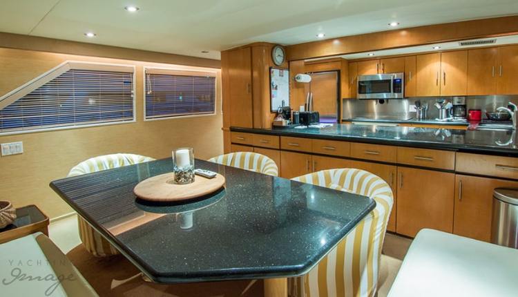 kitchen in a boat